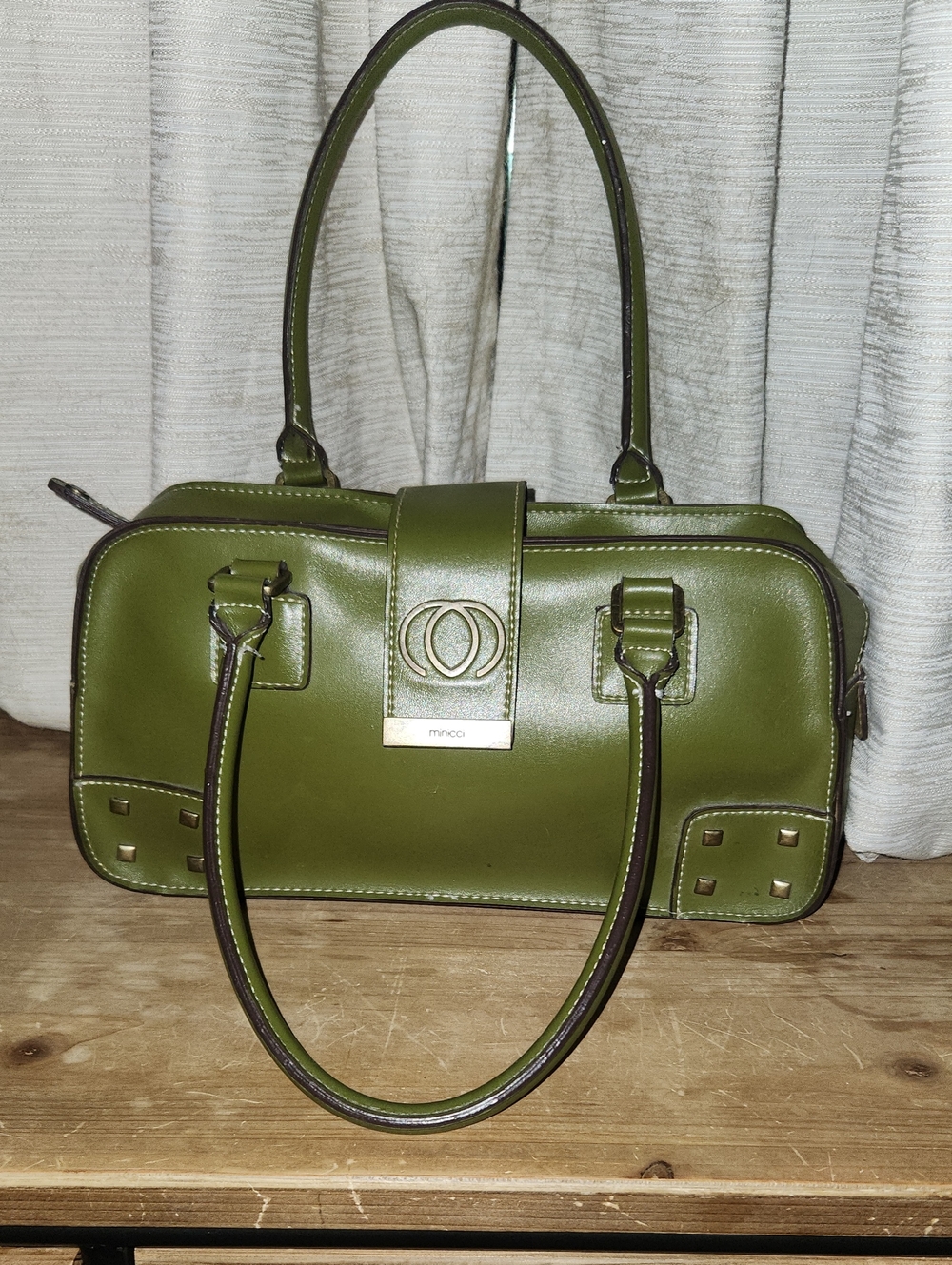 Minicci Olive Green Shoulder Bag